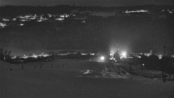 Horní část sjezdovky skiareálu Hlubočky