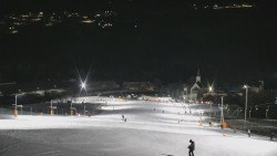 Horní část sjezdovky skiareálu Hlubočky