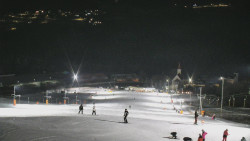 Horní část sjezdovky skiareálu Hlubočky