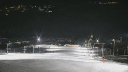 Horní část sjezdovky skiareálu Hlubočky