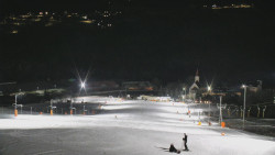 Horní část sjezdovky skiareálu Hlubočky