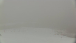 Horní část sjezdovky skiareálu Hlubočky