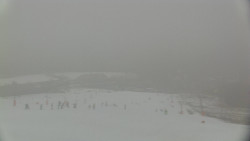 Horní část sjezdovky skiareálu Hlubočky