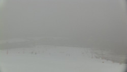 Horní část sjezdovky skiareálu Hlubočky