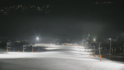 Horní část sjezdovky skiareálu Hlubočky