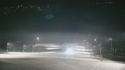 Horní část sjezdovky skiareálu Hlubočky