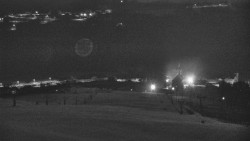 Horní část sjezdovky skiareálu Hlubočky