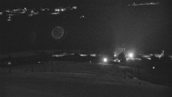 Horní část sjezdovky skiareálu Hlubočky