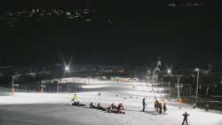 Horní část sjezdovky skiareálu Hlubočky