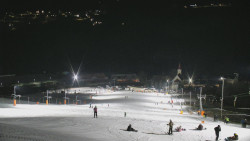 Horní část sjezdovky skiareálu Hlubočky