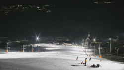 Horní část sjezdovky skiareálu Hlubočky