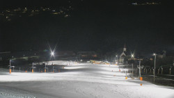 Horní část sjezdovky skiareálu Hlubočky