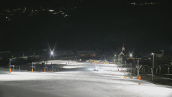 Horní část sjezdovky skiareálu Hlubočky