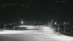 Horní část sjezdovky skiareálu Hlubočky