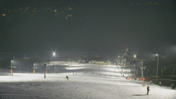 Horní část sjezdovky skiareálu Hlubočky