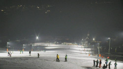 Horní část sjezdovky skiareálu Hlubočky