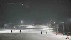 Horní část sjezdovky skiareálu Hlubočky