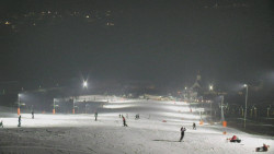 Horní část sjezdovky skiareálu Hlubočky