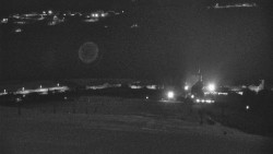 Horní část sjezdovky skiareálu Hlubočky