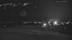 Horní část sjezdovky skiareálu Hlubočky