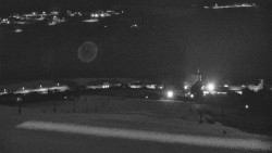 Horní část sjezdovky skiareálu Hlubočky