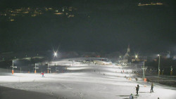 Horní část sjezdovky skiareálu Hlubočky