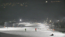 Horní část sjezdovky skiareálu Hlubočky