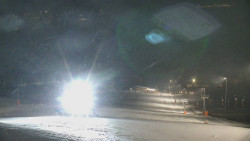 Horní část sjezdovky skiareálu Hlubočky