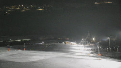 Horní část sjezdovky skiareálu Hlubočky