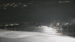 Horní část sjezdovky skiareálu Hlubočky