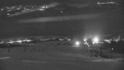 Horní část sjezdovky skiareálu Hlubočky