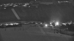 Horní část sjezdovky skiareálu Hlubočky