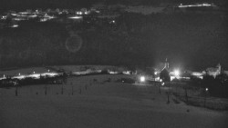 Horní část sjezdovky skiareálu Hlubočky