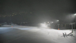 Horní část sjezdovky skiareálu Hlubočky