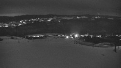 Horní část sjezdovky skiareálu Hlubočky