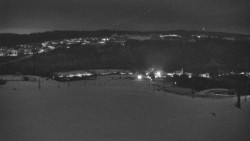 Horní část sjezdovky skiareálu Hlubočky