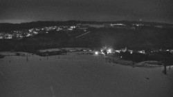 Horní část sjezdovky skiareálu Hlubočky