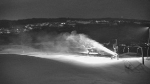 Skiareál Hlubočky - Horní část sjezdovky skiareálu Hlubočky - 1.2.2026 v 00:15 Skiareál Hlubočky - Horní část sjezdovky skiareálu Hlubočky - 1.2.2026 v 00:15