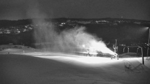 Skiareál Hlubočky - Horní část sjezdovky skiareálu Hlubočky - 1.2.2026 v 00:20 Skiareál Hlubočky - Horní část sjezdovky skiareálu Hlubočky - 1.2.2026 v 00:20