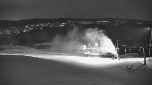 Skiareál Hlubočky - Horní část sjezdovky skiareálu Hlubočky - 1.2.2026 v 00:30 Skiareál Hlubočky - Horní část sjezdovky skiareálu Hlubočky - 1.2.2026 v 00:30