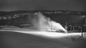 Skiareál Hlubočky - Horní část sjezdovky skiareálu Hlubočky - 1.2.2026 v 00:45 Skiareál Hlubočky - Horní část sjezdovky skiareálu Hlubočky - 1.2.2026 v 00:45