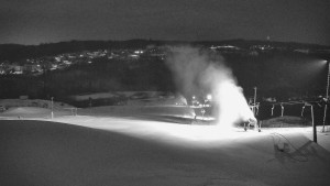 Skiareál Hlubočky - Horní část sjezdovky skiareálu Hlubočky - 1.2.2026 v 01:10 Skiareál Hlubočky - Horní část sjezdovky skiareálu Hlubočky - 1.2.2026 v 01:10