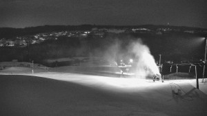 Skiareál Hlubočky - Horní část sjezdovky skiareálu Hlubočky - 1.2.2026 v 01:20 Skiareál Hlubočky - Horní část sjezdovky skiareálu Hlubočky - 1.2.2026 v 01:20