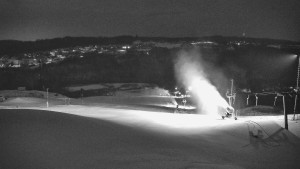 Skiareál Hlubočky - Horní část sjezdovky skiareálu Hlubočky - 1.2.2026 v 01:30 Skiareál Hlubočky - Horní část sjezdovky skiareálu Hlubočky - 1.2.2026 v 01:30