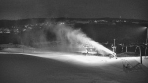 Skiareál Hlubočky - Horní část sjezdovky skiareálu Hlubočky - 1.2.2026 v 01:40 Skiareál Hlubočky - Horní část sjezdovky skiareálu Hlubočky - 1.2.2026 v 01:40