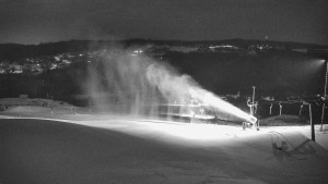 Skiareál Hlubočky - Horní část sjezdovky skiareálu Hlubočky - 1.2.2026 v 01:45 Skiareál Hlubočky - Horní část sjezdovky skiareálu Hlubočky - 1.2.2026 v 01:45