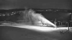 Skiareál Hlubočky - Horní část sjezdovky skiareálu Hlubočky - 1.2.2026 v 01:50 Skiareál Hlubočky - Horní část sjezdovky skiareálu Hlubočky - 1.2.2026 v 01:50