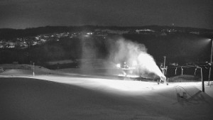 Skiareál Hlubočky - Horní část sjezdovky skiareálu Hlubočky - 1.2.2026 v 02:10 Skiareál Hlubočky - Horní část sjezdovky skiareálu Hlubočky - 1.2.2026 v 02:10