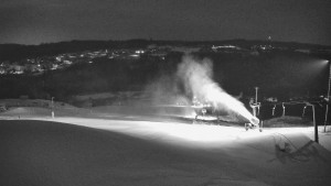 Skiareál Hlubočky - Horní část sjezdovky skiareálu Hlubočky - 1.2.2026 v 02:15 Skiareál Hlubočky - Horní část sjezdovky skiareálu Hlubočky - 1.2.2026 v 02:15