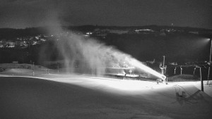 Skiareál Hlubočky - Horní část sjezdovky skiareálu Hlubočky - 1.2.2026 v 02:25 Skiareál Hlubočky - Horní část sjezdovky skiareálu Hlubočky - 1.2.2026 v 02:25